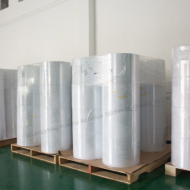 Inkjet Printing Synthetic Matte Glossy PP Film Adhesive Label Sticker Material