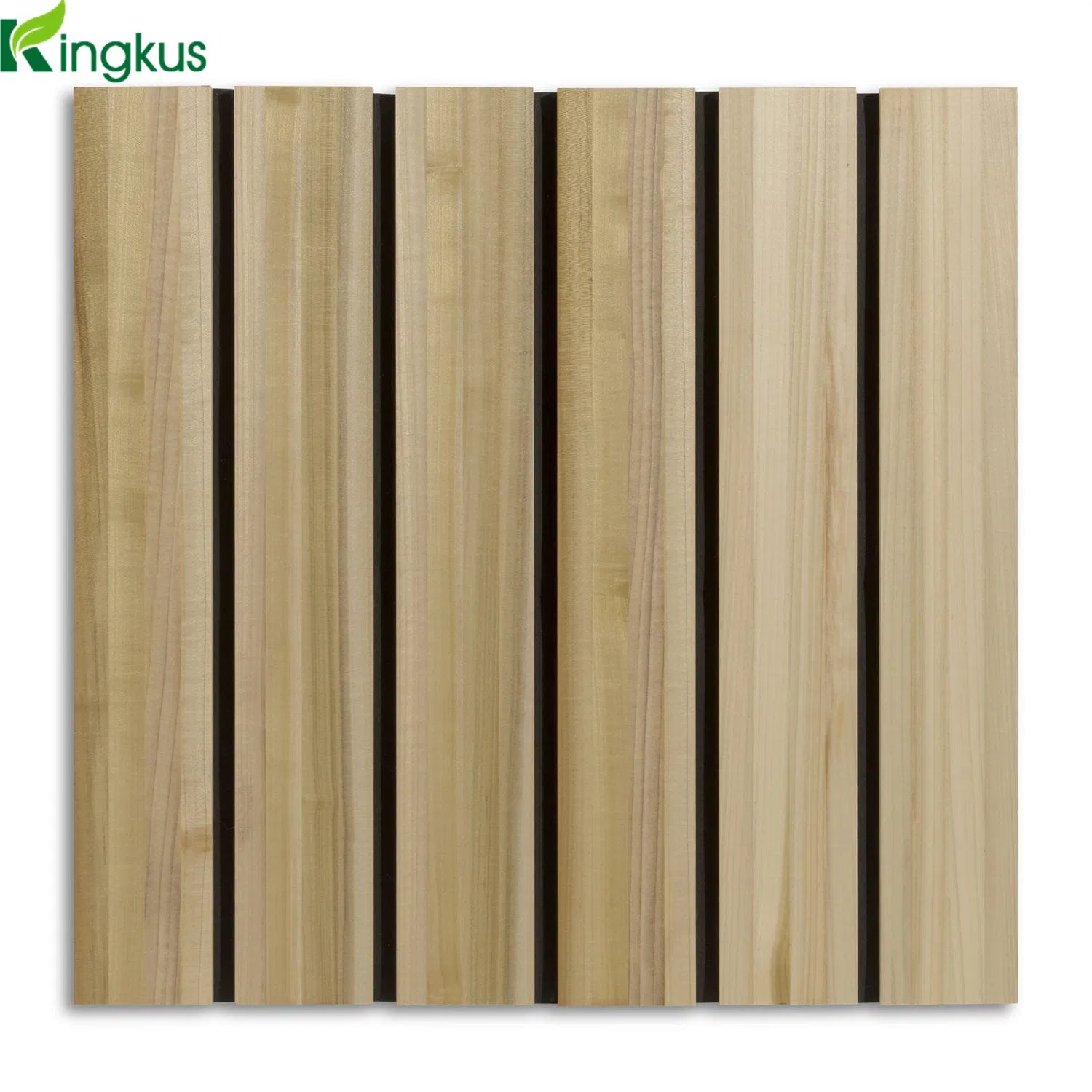 G32 Groove Wooden Panel Wood Sound Absorption Panel