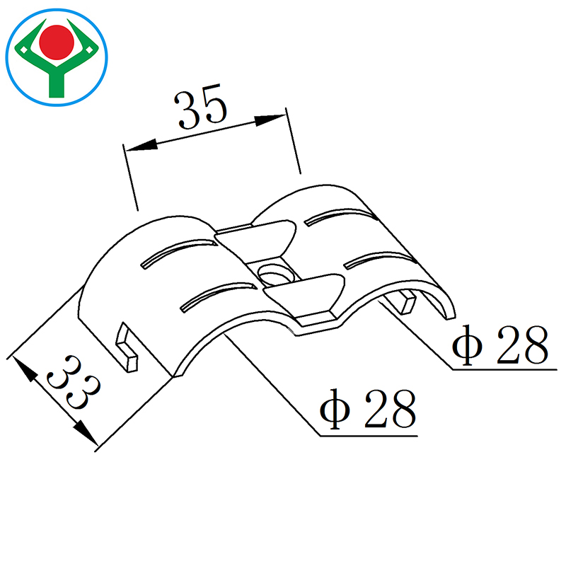 Ysp-13 Joint Single Piece for Lean Pipe Rack System