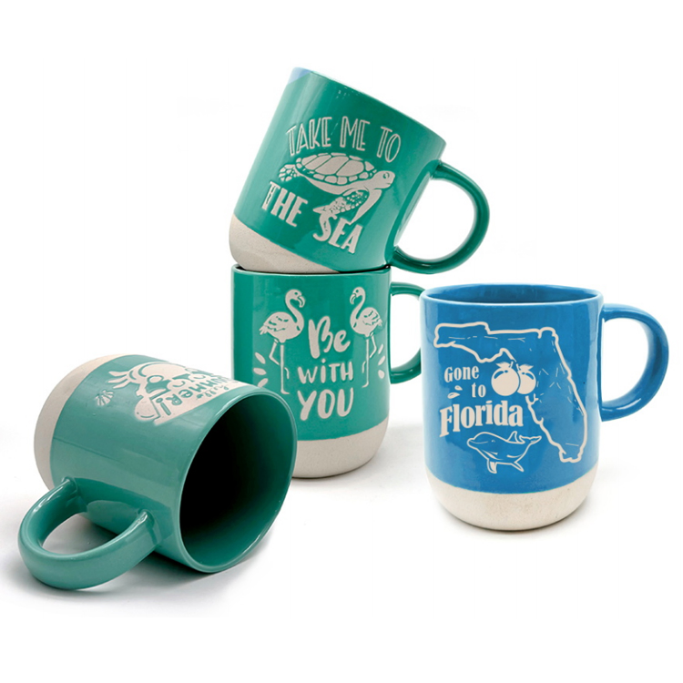Customized Logo Animal Ocean Beach Souvenir Dolphin Cups Ceramic Dolphin Mug