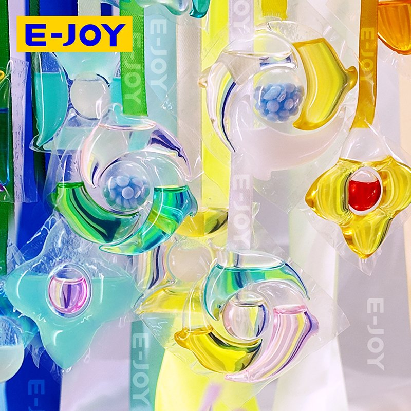 Laundry Pods Detergent with a Mild Formula That Cleans Delicate Undergarments Gently, Maintaining Their Elasticity and Softness