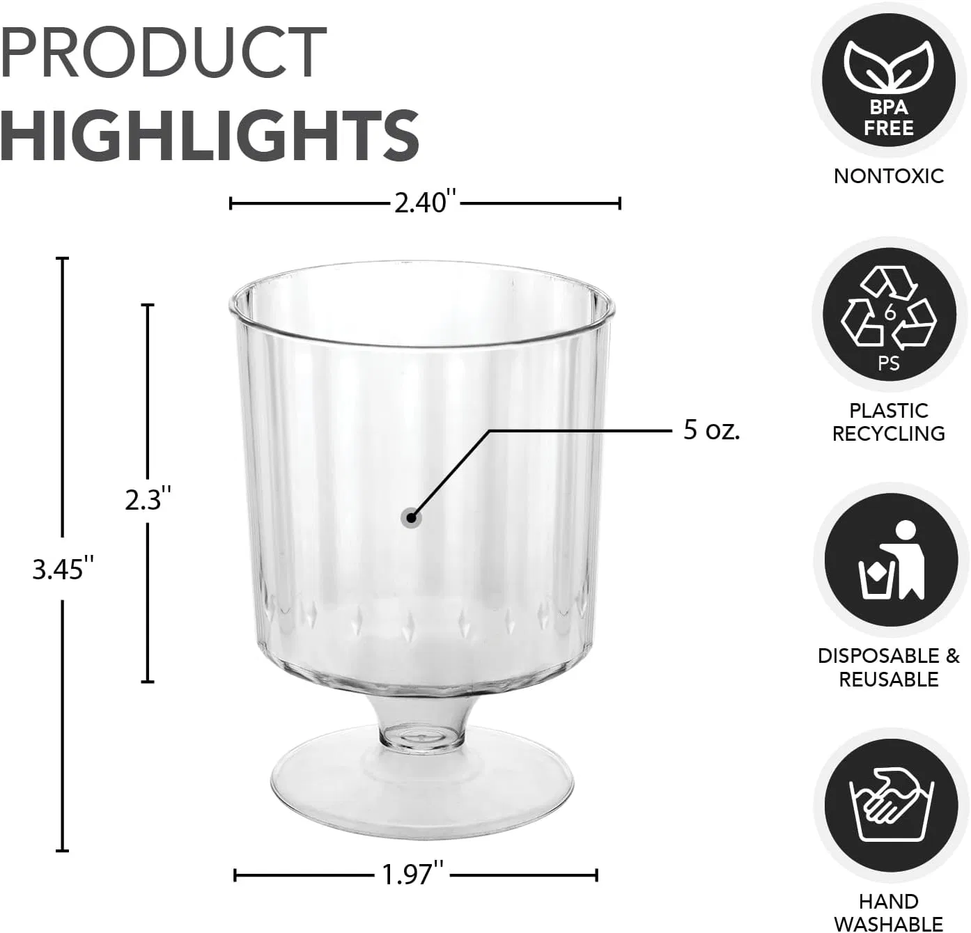Elegant Plastic Dessert Parfait Cups for Events and Parties