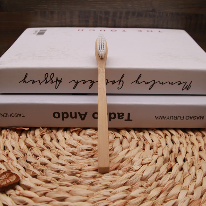 100% Biodegradable Zero Plastic Eco-Friendly Bamboo Toothbrush for Hotels