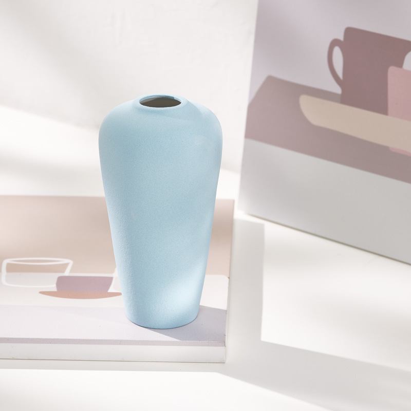 Ваза керамическая для цветов рождественский стиль