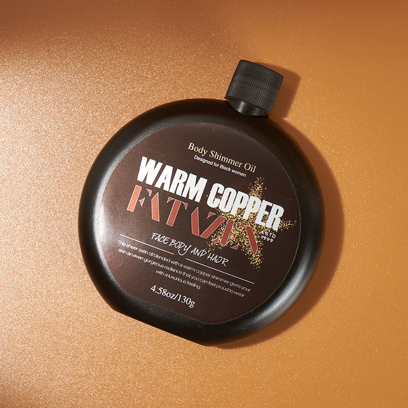 Fatzen Skin Care Products Beautiful Products Shimmer Body Skin Glittering Design for Black Women Body Shimmer Oil