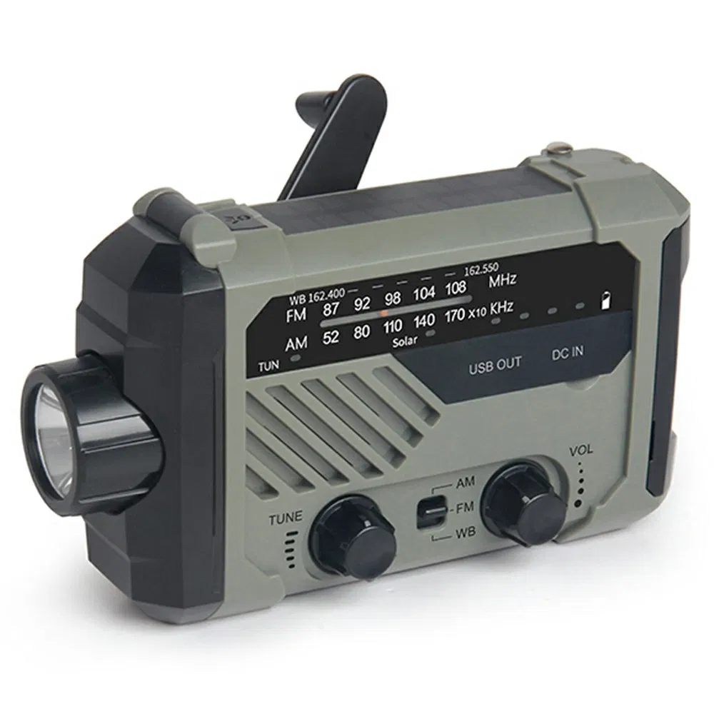 Аварийное радио XLN-290 с солнечной батареей и фонариком