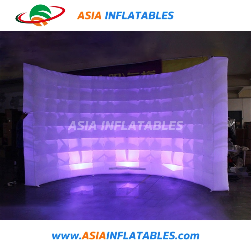 Fashion Design Inflatable Light Wall for Event Decoration
