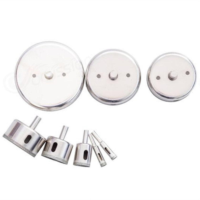 Diamond-Coated Hole Opening Tool for Ceramic, Glass, and Stone Surfaces