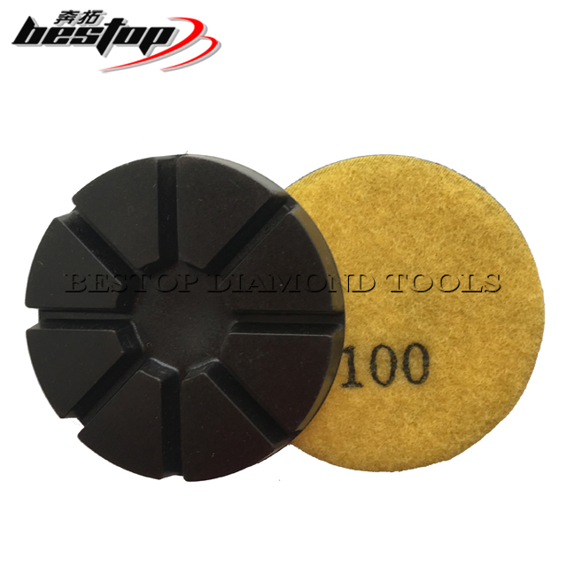 3 Inch Copper Bond Hybrid Diamond Grinding Pad for Concrete Terrazzo Floor