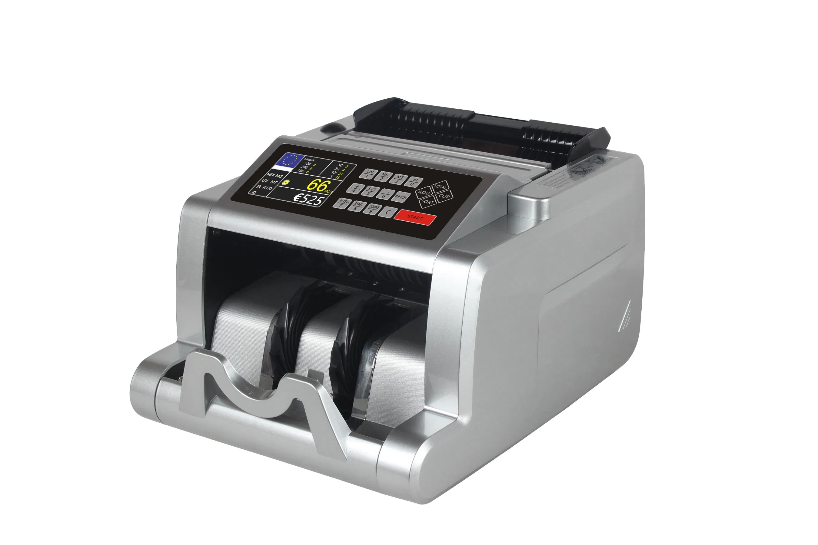 Al-5300t Cash Bill Counter Large TFT Display Counterfeit Fake Note Detector Money Counter