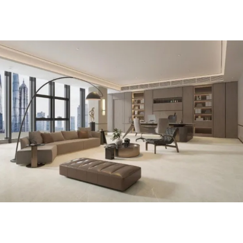 Manufacturing Sintered Stone 1200X1200 Flooring and Wall Porcelain Slab Tile for Hotel Dining Table Set