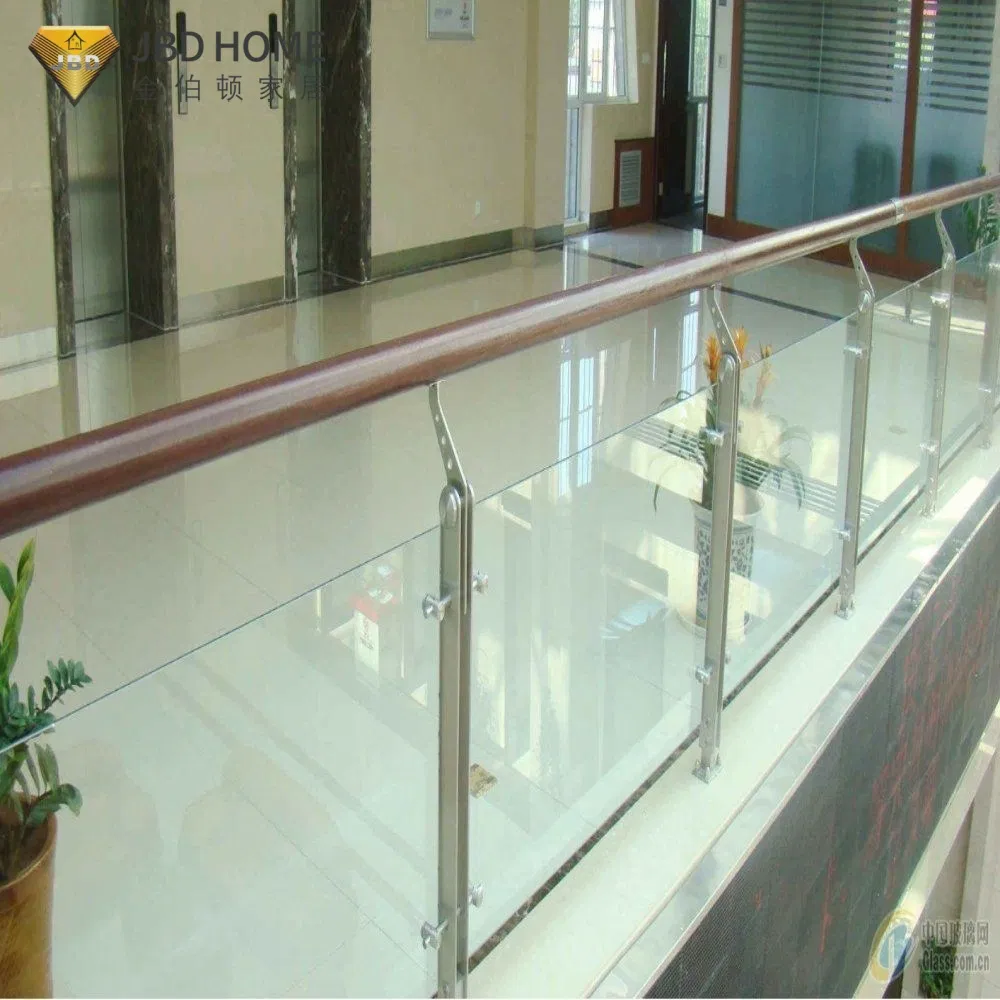 Outdoor Frameless Glass Railing System for Hotel Villa Apartment - Tempered Safety Glass with Aluminum U Channel Deck Balcony Railings