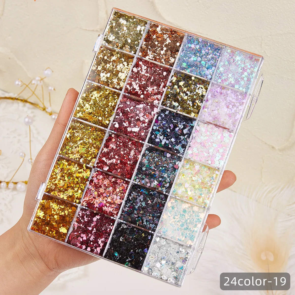 Holographic Glow in The Dark Face Hair Body Glitter Gel Chunky Glitter