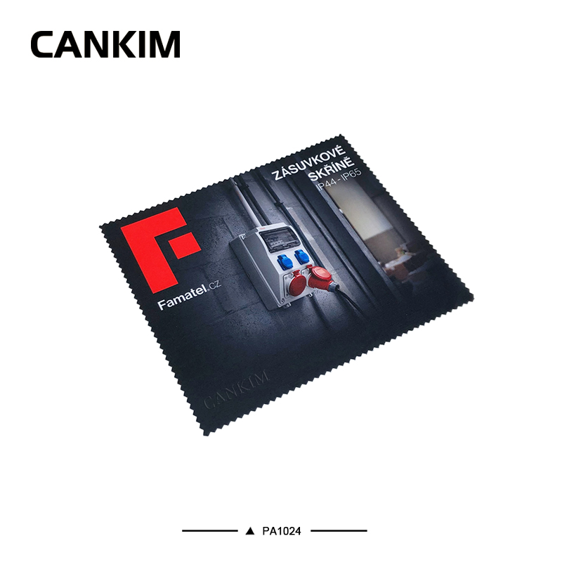 Custom Pattern Glasses Cloth Microfiber Glasses Cleaning Cloth Silver Cleaning Cloth