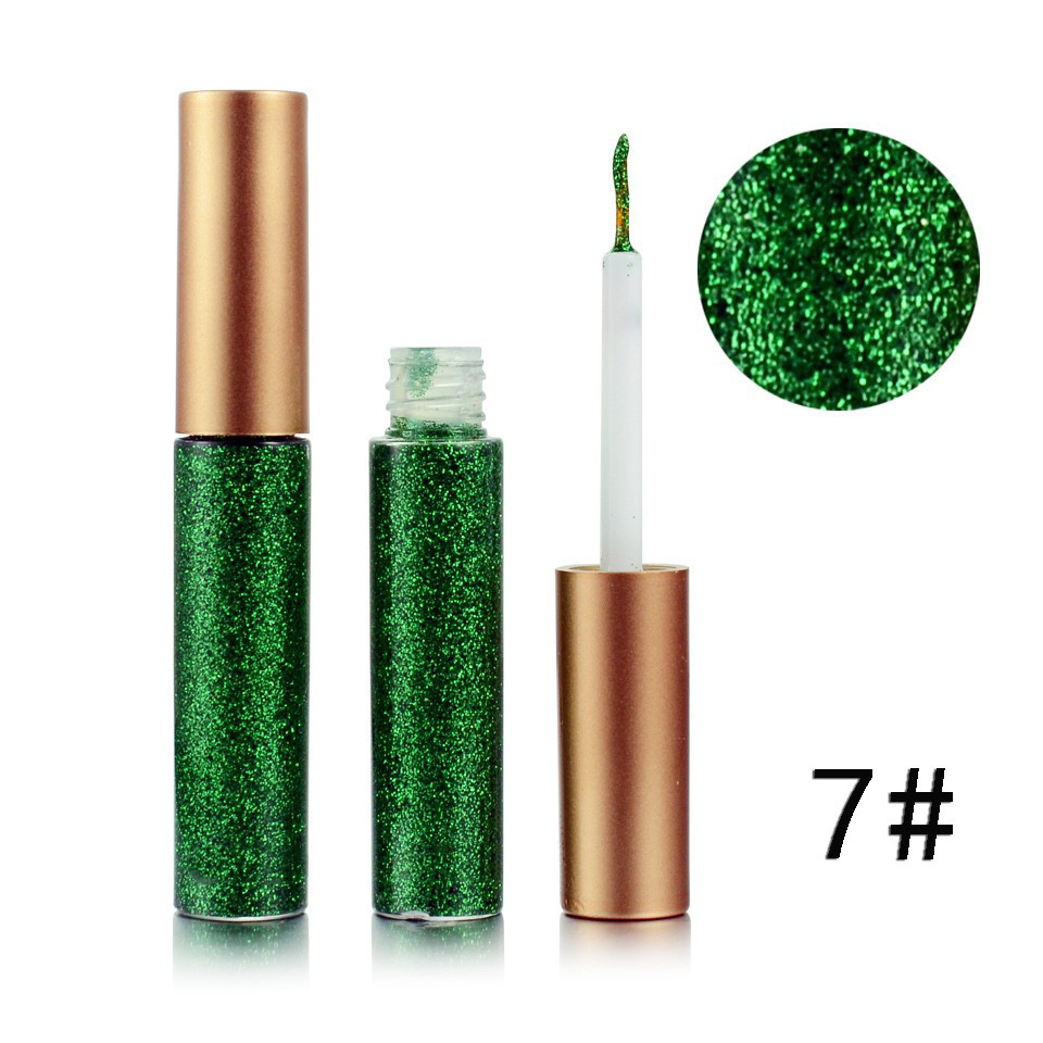 16 Color Glitter Eyeliner Liquid Shiny Waterproof Sweat