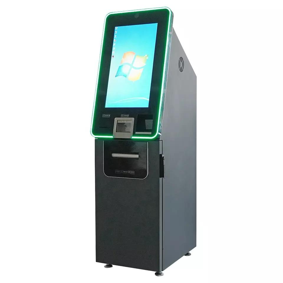 Self Service Machine Crypto ATM Bar Code Scanner and Btc Exchange Card Payment Kiosk Ticking Carpark Kiosk