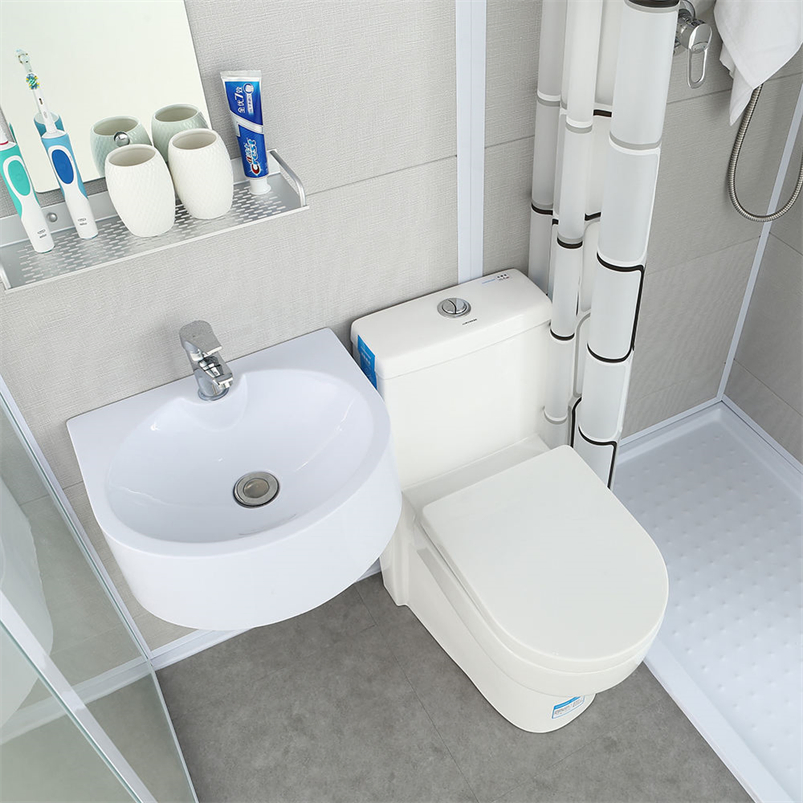 Relax Modern Prefab Bathroom Unit Shower Room with Toilet Prefab Modular Unit All in One Bathroom Pods Ceiling Integrated Bathroom Heater