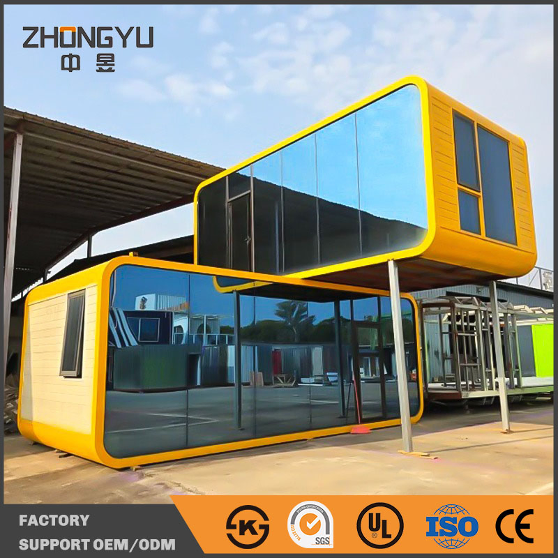 Popular Cabin Office Trailer Tiny House Mobile Apple Cabin on Wheels