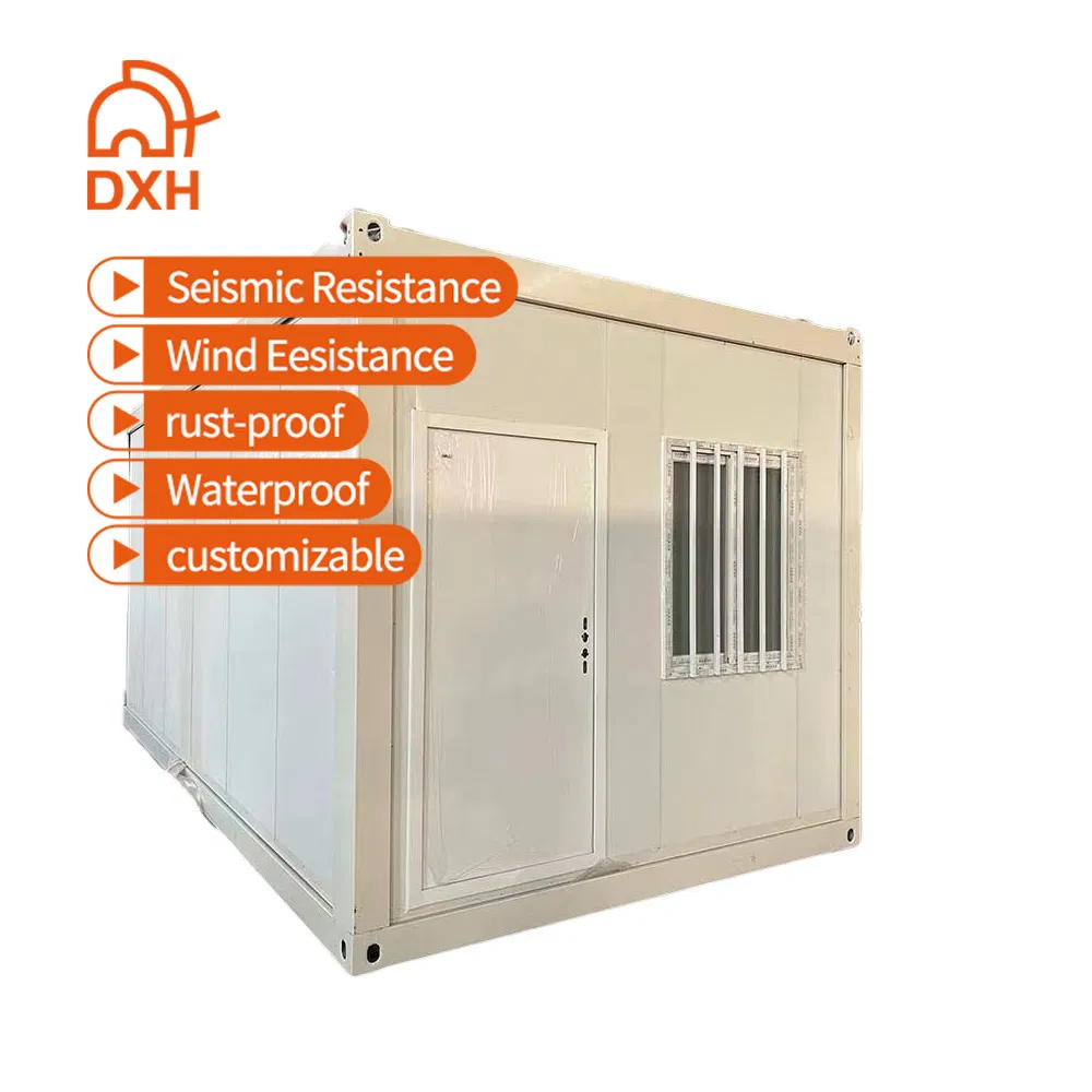 Dxh Windproof 20FT Foldable Folding Prefabricated Portable Bedroom Fold out Modern Camp Prefab Home Container House for Camping