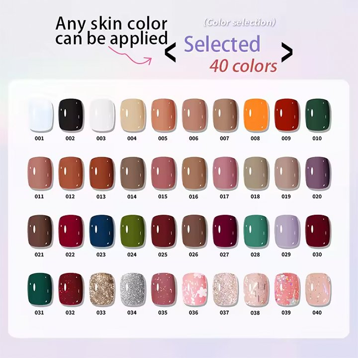 Colorful Nail Polish Custom Normal Nail Polish Peel off Water Based Nail Polish