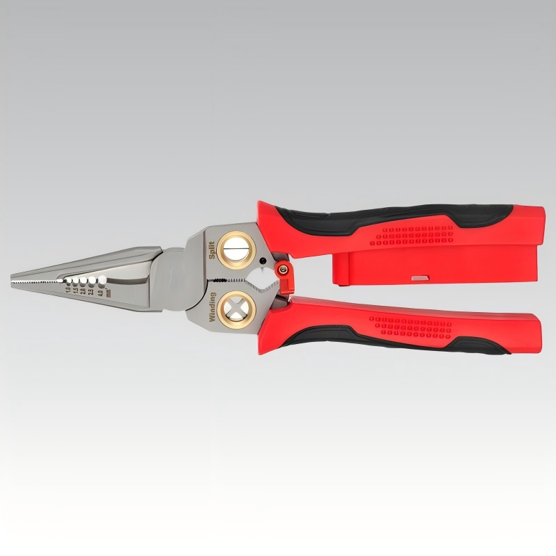 Multifunction Voltage Testing Electrician's Pliers with Wire Stripper
