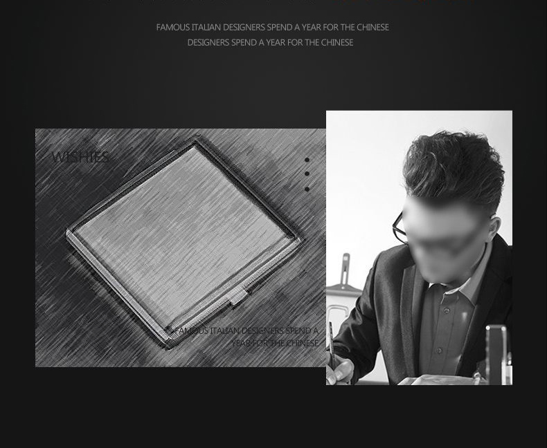 Ea224 Luxury Leather Cigarette Cases Flip Top Hard Portable Custom Brand Metal Protective Waterproof Silver Metallic Stainless Personalized Cigarette Case