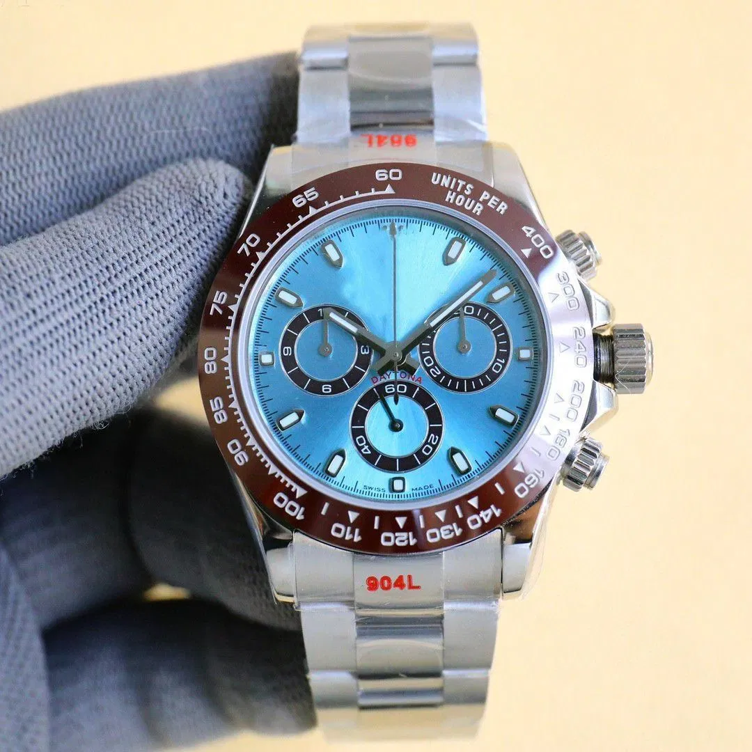 1: 1 Swiss Movement Automatic Mechanical Watch, 904L Stainless Steel with Sapphire Crystal Mirror, Fashionable Business Top-Quality Men's Watch