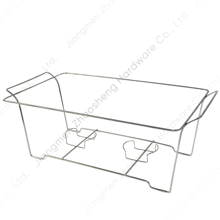 Buffet Chafer Food Warmer Wire Frame Aluminum Pan Chafer Chafing Dish Stand Rack