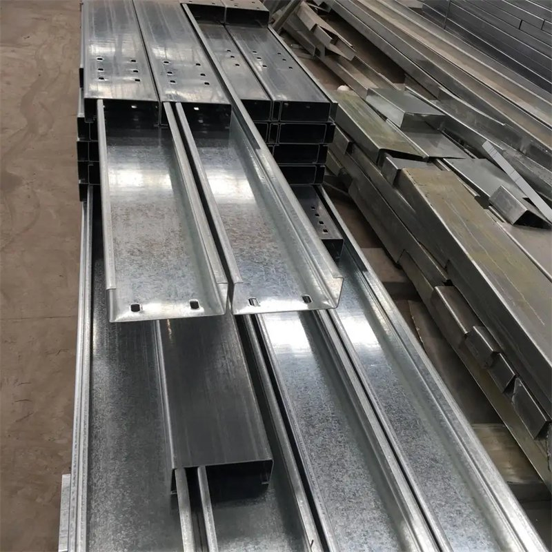 Standard Sizes of Steel Lip Channel C Section Galvanized Roof Purlins Price for Solar System