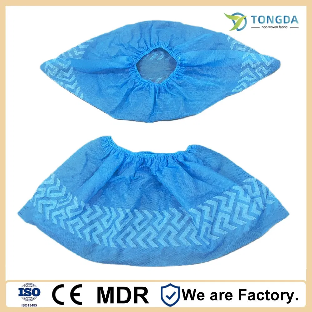 Disposable Nonwoven Machine Made Cleaning Workshop Anti-slip Dustproof Shoe Cover