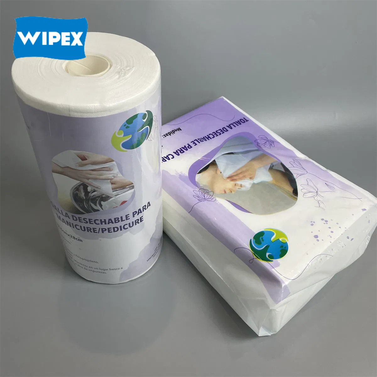 Disposable Beauty Salon Non Woven Hotel SPA Clean Hair Bath Towel