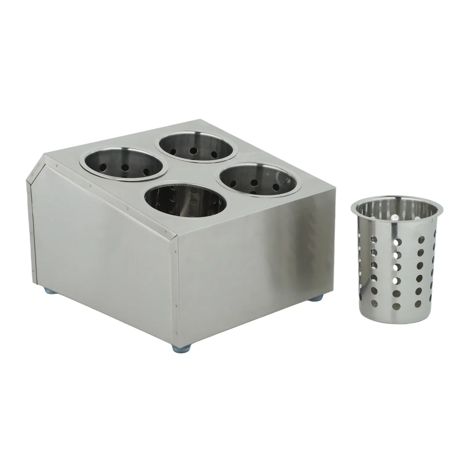 Xinhaohui Factory Stainless Steel Silverware Spoon Fork Knife Cutlery Metal Flatware Holder