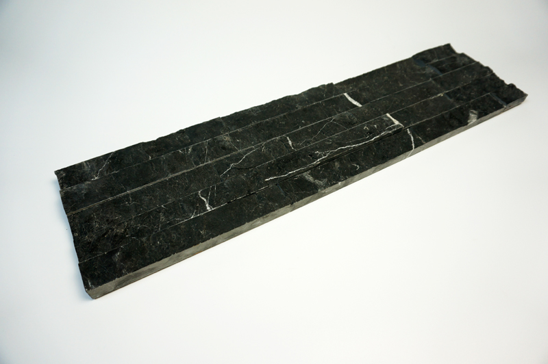 Black Marble Slate Culture Stacked Stone Textures Ledge Stone for Walls