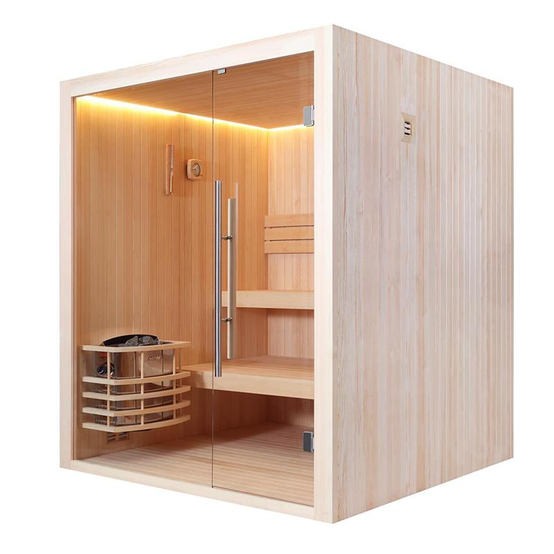 Hydrorelax Big Size Dry Heat Outdoor Home Solid Wood Sauna Room