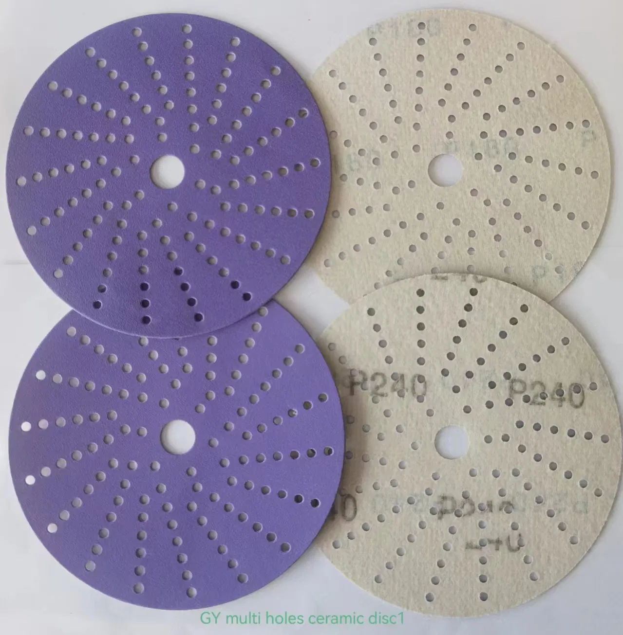 150mm P600 Dust Free Multi Holes Ceramic Sanding Disc for Automobile Refinishing