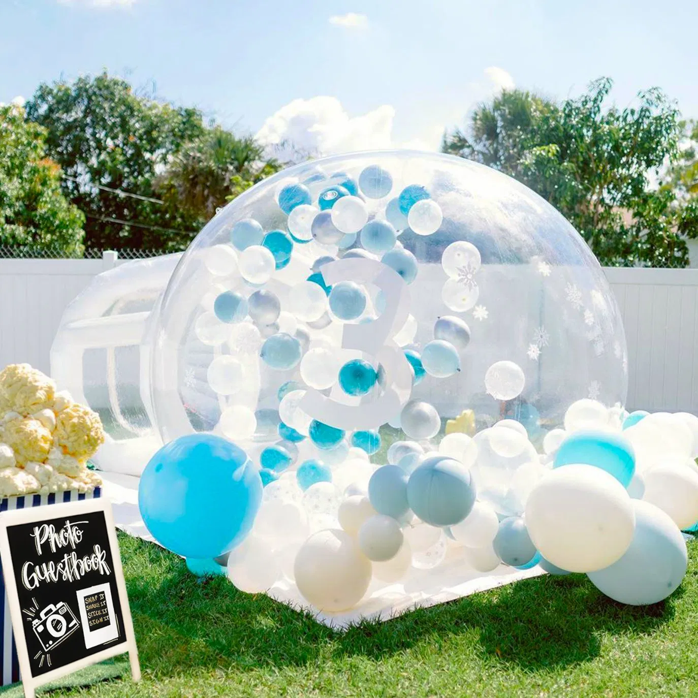 Low Price Transparent Inflatable Tent Bubble House with Blower for Party