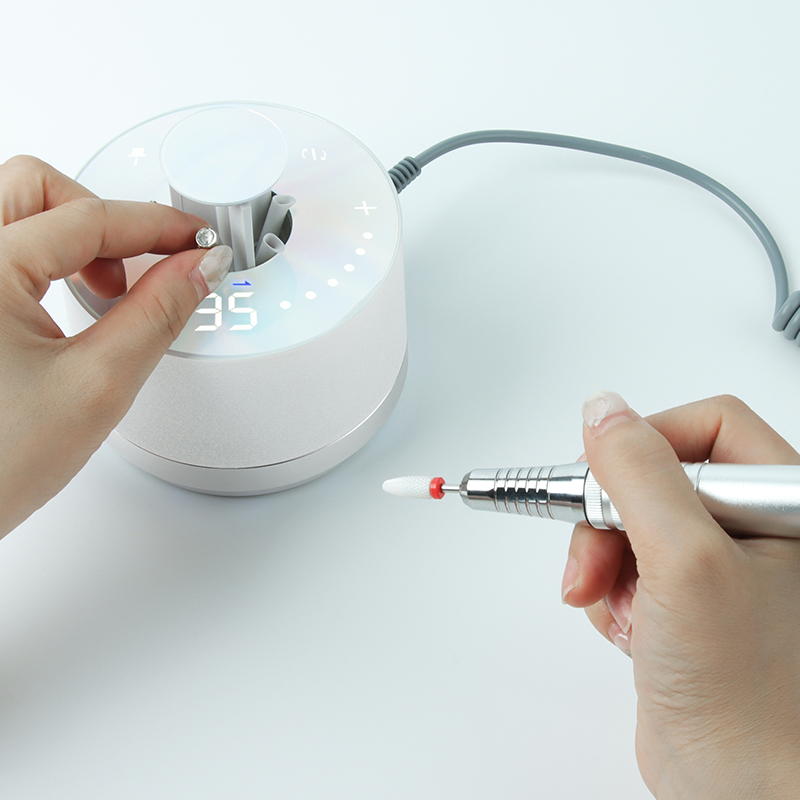 Professional Portable Brushless Motor 35000rpm Nail Drill Machine Manicure Pedicure File Salon Use