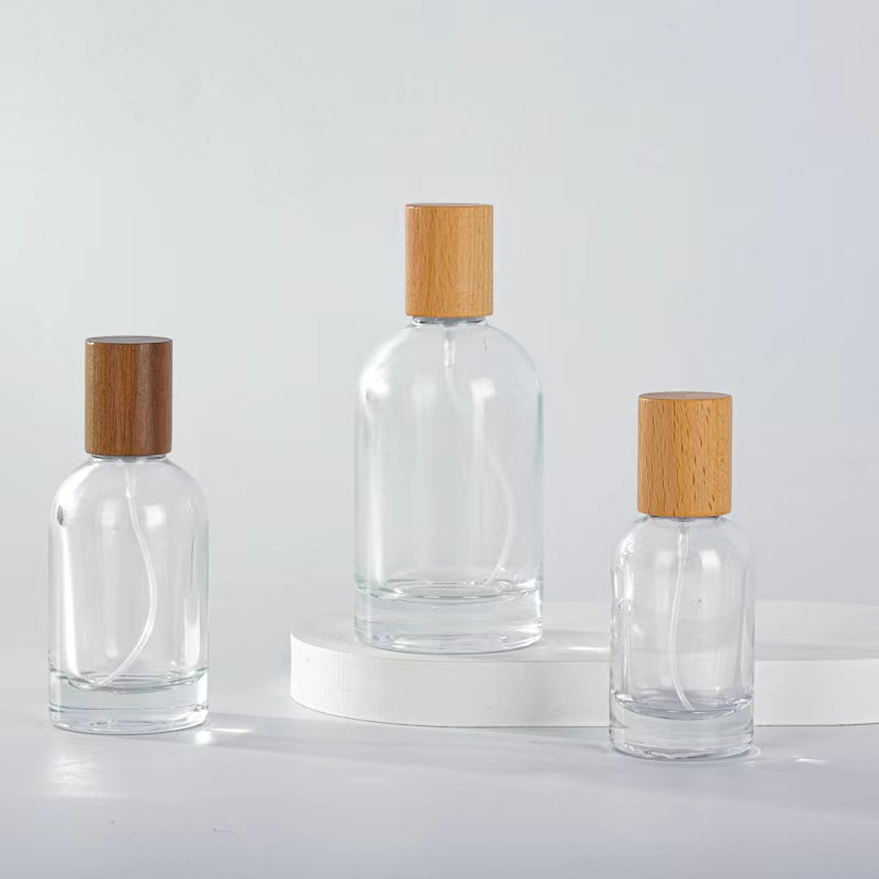Premium 50ml and 100ml Clear Perfume Bottles Gift Packaging