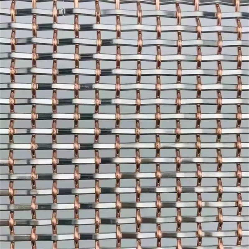 Architectural Decorative Woven Wire Mesh for Parking Cladding