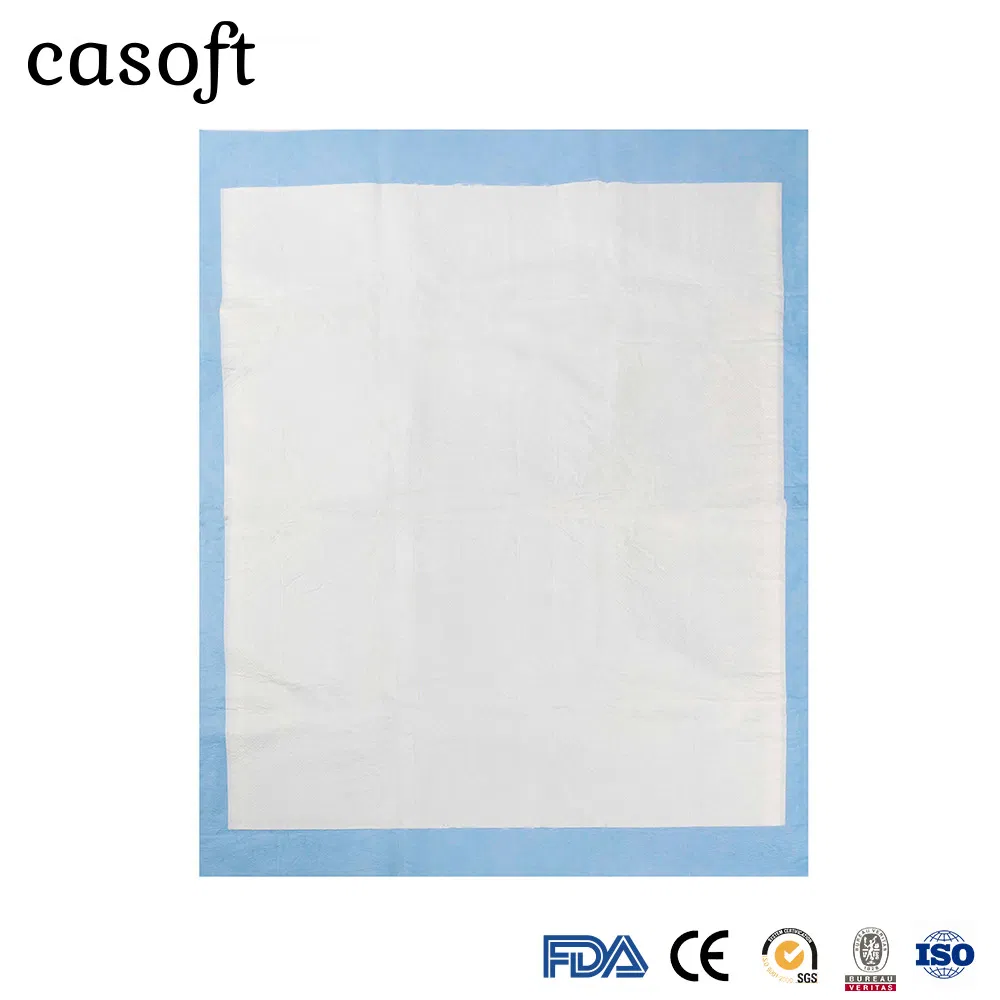 Casoft CE FDA Bed Pads Disposable Incontinence Underpads Medical Hospital Chucks Mattress Protector Mats for Elderly/Patients/Kids/Pets Waterproof Underpads