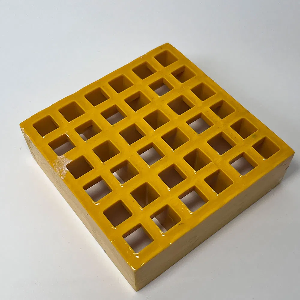 M4040 FRP Mesh Grating for Chemical Plants Oil and Gas Fiber Reinforced Polymer Mesh Grating Composite Mesh Grating Stair Tread FRP Mesh Grating