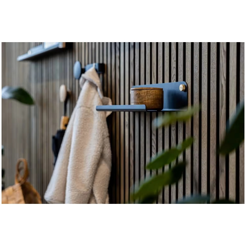 Click System Shelf Bracket Without Drilling Round Tray for Acoustic Panels