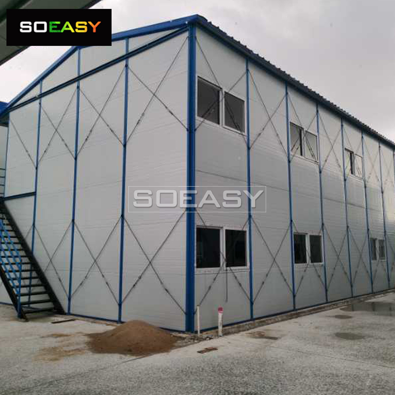 Canteen, Storage, Classroom Dormitories Apartments Building Prefabricated Container House Prefab Home with Cheap Price