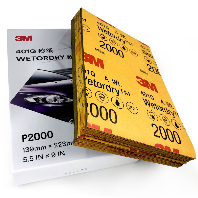 3m 401 Tape Q Sandpaper 1200-2500 Grit Silicon Carbide Abrasive Sandpaper