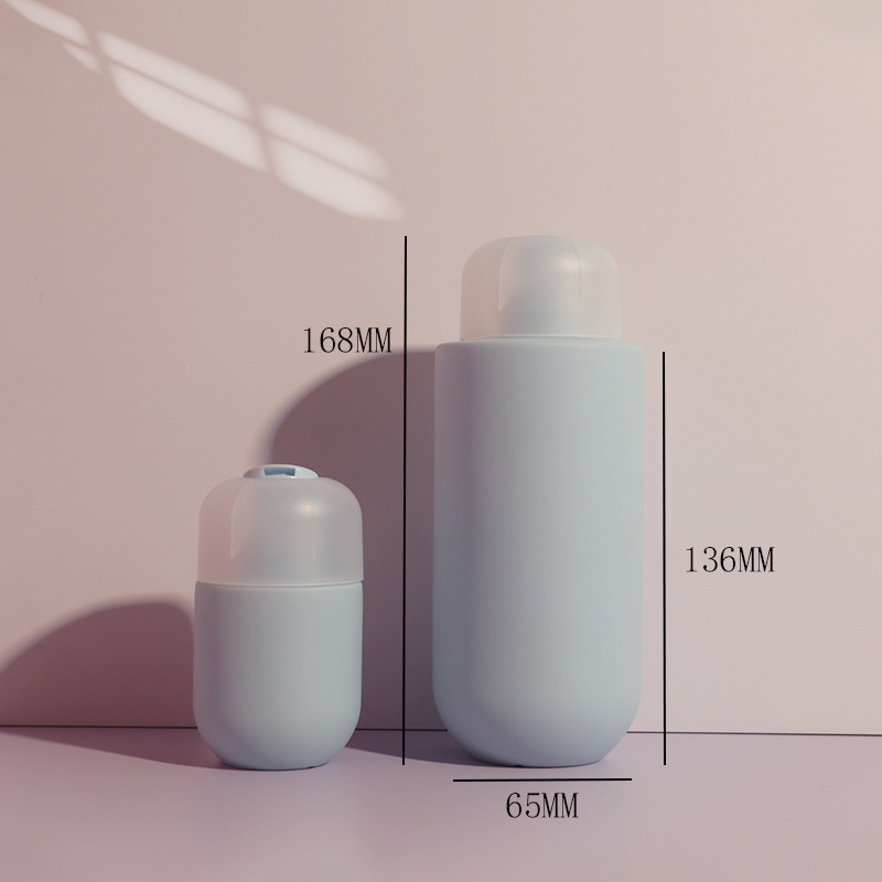 100ml 300ml 400ml HDPE Pet Plastic Bottle with Flip Cover Top Cap for Shower Gel Shampoo Conditioner Bottle