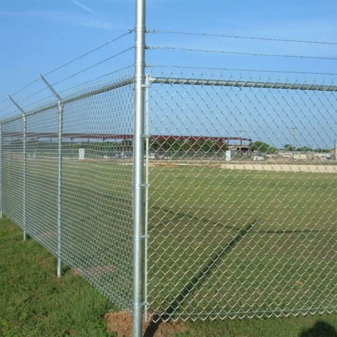 Professional Grade Perimeter Fence Secure Chain Link Fence