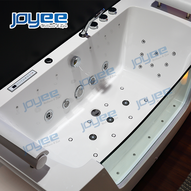Угловая гидромассажная ванна Joyee с подсветкой