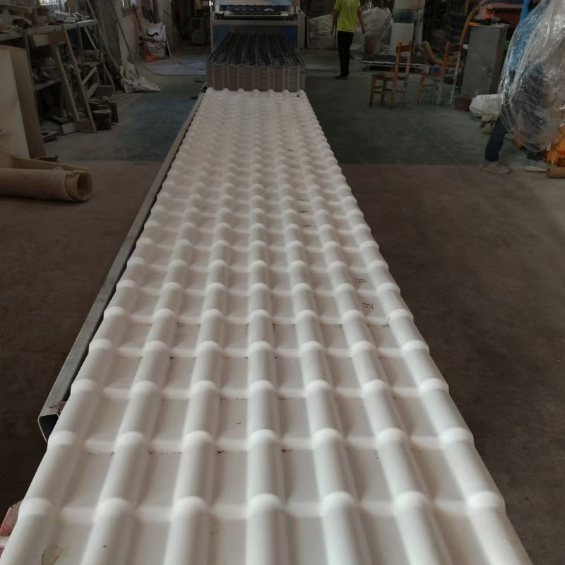 Waterproof ASA Synthetic Resin Corrugated PVC Roof Tile 1050mm Spanish UPVC Roofing Sheet for Villa Hotel