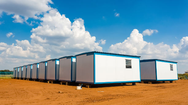 Flat Pack Modular Glass Wall Prefabricated Office House China Container