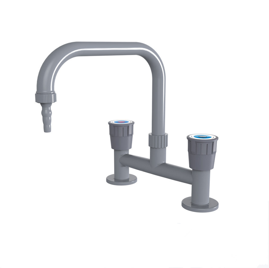 Laboratory Double Outlet Faucet High and Low Faucet for Laboratory